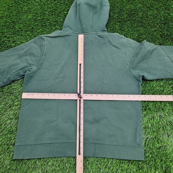Miami-Hurricanes Hoodie Womens Large 22x24 Faded Green - Picture 6 of 12